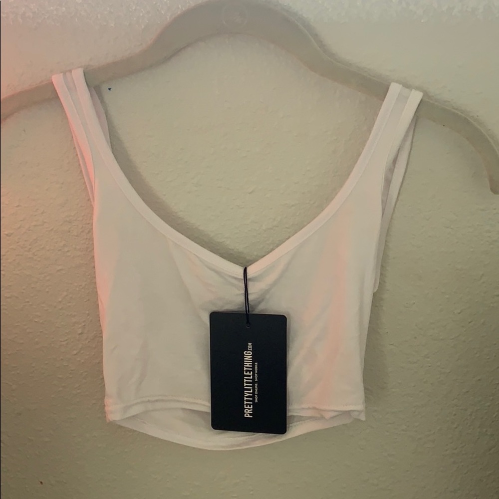 pretty little thing white tank